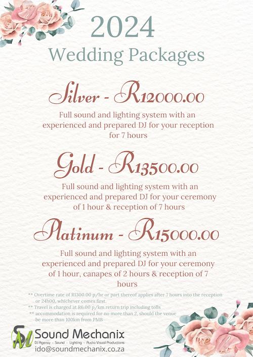 2024 Wedding Packages Sound Mechanix   2024 Wedding Packages 1 